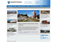 Tablet Screenshot of cement.cz