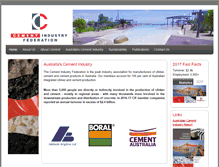 Tablet Screenshot of cement.org.au